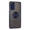 Xiaomi Redmi Note 11 Pro Kılıf Montreal Yüzüklü Silikon Kapak - Lacivert