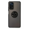 Xiaomi Redmi Note 11 Pro Kılıf Montreal Yüzüklü Silikon Kapak - Siyah