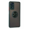 Xiaomi Redmi Note 11 Pro Kılıf Montreal Yüzüklü Silikon Kapak - Yeşil