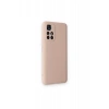 Xiaomi Redmi Note 11T Kılıf Nano içi Kadife Silikon - Pudra