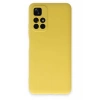 Xiaomi Redmi Note 11T Kılıf Nano içi Kadife Silikon - Sarı