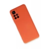 Xiaomi Redmi Note 11T Kılıf Nano içi Kadife Silikon - Turuncu