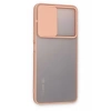 Xiaomi Redmi Note 11T Kılıf Palm Buzlu Kamera Sürgülü Silikon - Pembe