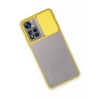 Xiaomi Redmi Note 11T Kılıf Palm Buzlu Kamera Sürgülü Silikon - Sarı