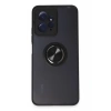 Xiaomi Redmi Note 12 4G Kılıf Montreal Yüzüklü Silikon Kapak - Siyah