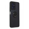 Xiaomi Redmi Note 12 4G Kılıf Montreal Yüzüklü Silikon Kapak - Siyah