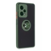 Xiaomi Redmi Note 12 5G Kılıf Montreal Yüzüklü Silikon Kapak - Yeşil