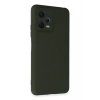 Xiaomi Redmi Note 12 5G Kılıf Nano içi Kadife Silikon - Koyu Yeşil