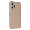 Xiaomi Redmi Note 12 5G Kılıf Nano içi Kadife Silikon - Pudra