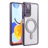 Xiaomi Redmi Note 12 Pro 4G Joke Simli Magneticsafe Kılıf - Derin Mor