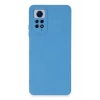 Xiaomi Redmi Note 12 Pro 4G Kılıf Nano içi Kadife Silikon - Mavi