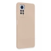 Xiaomi Redmi Note 12 Pro 4G Kılıf Nano içi Kadife Silikon - Pudra