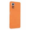 Xiaomi Redmi Note 12 Pro 4G Kılıf Nano içi Kadife Silikon - Turuncu