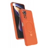 Xiaomi Redmi Note 12 Pro 4G Regal Magsafe Standlı Kapak - Turuncu