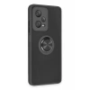 Xiaomi Redmi Note 12 Pro 5G Kılıf Montreal Yüzüklü Silikon Kapak - Siyah