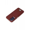 Xiaomi Redmi Note 12S Kılıf Kelvin Kartvizitli Silikon - Bordo