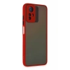 Xiaomi Redmi Note 12S Kılıf Montreal Silikon Kapak - Kırmızı