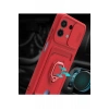 Xiaomi Redmi Note 13 4G Kılıf Zuma Kartvizitli Yüzüklü Silikon - Lila