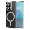 Xiaomi Redmi Note 13 Pro 4G Joke Simli Magneticsafe Kılıf - Gümüş