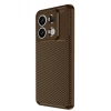 Xiaomi Redmi Note 13 Pro 4G Kılıf Auto Focus Karbon Kapak - Kahverengi