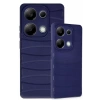Xiaomi Redmi Note 13 Pro 4G Kılıf Bibercas Silikon Kapak - Lacivert