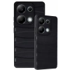 Xiaomi Redmi Note 13 Pro 4G Kılıf Bibercas Silikon Kapak - Siyah