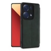 Xiaomi Redmi Note 13 Pro 4G Kılıf Flip Cover - Koyu Yeşil