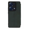 Xiaomi Redmi Note 13 Pro 4G Kılıf Flip Cover - Koyu Yeşil