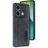 Xiaomi Redmi Note 13 Pro 4G Kılıf Sara Kartvizitli Deri Kılıf - Siyah