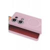 Xiaomi Redmi Note 13 Pro 4G Regal Magsafe Standlı Kapak - Açık Pembe