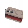 Xiaomi Redmi Note 13 Pro 4G Regal Magsafe Standlı Kapak - Çöl Titanyum