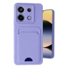 Xiaomi Redmi Note 13 Pro 5G Kılıf Kelvin Kartvizitli Silikon - Lila