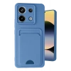 Xiaomi Redmi Note 13 Pro 5G Kılıf Kelvin Kartvizitli Silikon - Mavi