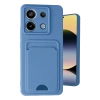 Xiaomi Redmi Note 13 Pro 5G Kılıf Kelvin Kartvizitli Silikon - Mavi