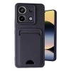 Xiaomi Redmi Note 13 Pro 5G Kılıf Kelvin Kartvizitli Silikon - Siyah