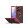 Xiaomi Redmi Note 13 Pro 5G Kılıf Montreal Yüzüklü Silikon Kapak - Kırmızı