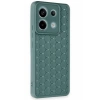 Xiaomi Redmi Note 13 Pro 5G Kılıf Petek Silikon Kapak - Koyu Yeşil