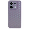 Xiaomi Redmi Note 13 Pro 5G Kılıf Petek Silikon Kapak - Lila