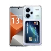Xiaomi Redmi Note 13 Pro Plus Kılıf Kart Şeffaf Silikon - Şeffaf