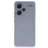 Xiaomi Redmi Note 13 Pro Plus Kılıf Nano içi Kadife Silikon - Gri