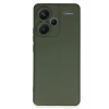 Xiaomi Redmi Note 13 Pro Plus Kılıf Nano içi Kadife Silikon - Koyu Yeşil