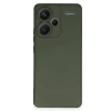 Xiaomi Redmi Note 13 Pro Plus Kılıf Nano içi Kadife Silikon - Koyu Yeşil