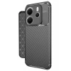 Xiaomi Redmi Note 14 4G Kılıf Auto Focus Karbon Kapak - Siyah
