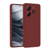 Xiaomi Redmi Note 14 4G Kılıf First Silikon - Bordo