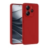 Xiaomi Redmi Note 14 4G Kılıf First Silikon - Kırmızı
