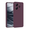 Xiaomi Redmi Note 14 4G Kılıf First Silikon - Mürdüm