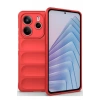 Xiaomi Redmi Note 14 4G Kılıf Optimum Silikon - Kırmızı