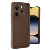 Xiaomi Redmi Note 14 4G Kılıf Viera Silikon - Kahverengi