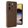 Xiaomi Redmi Note 14 4G Kılıf Viera Silikon - Kahverengi