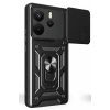 Xiaomi Redmi Note 14 4G Pars Lens Yüzüklü Silikon - Siyah